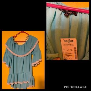 XL Aqua Summer Top